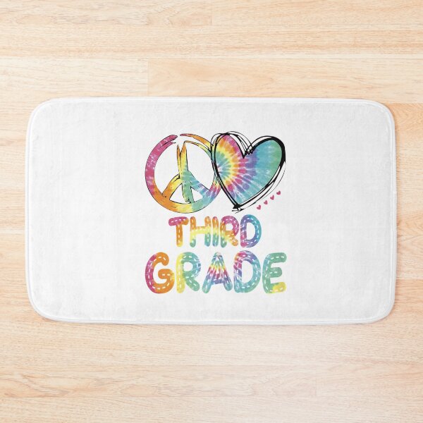 Item preview, Peace Love Third Grade Funny Tie Dye Hello Third Grade  designed and sold by FelixRiojas.