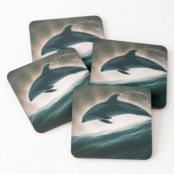 Item preview, Hourglass Dolphin Painting designed and sold by Jaynee Grace.