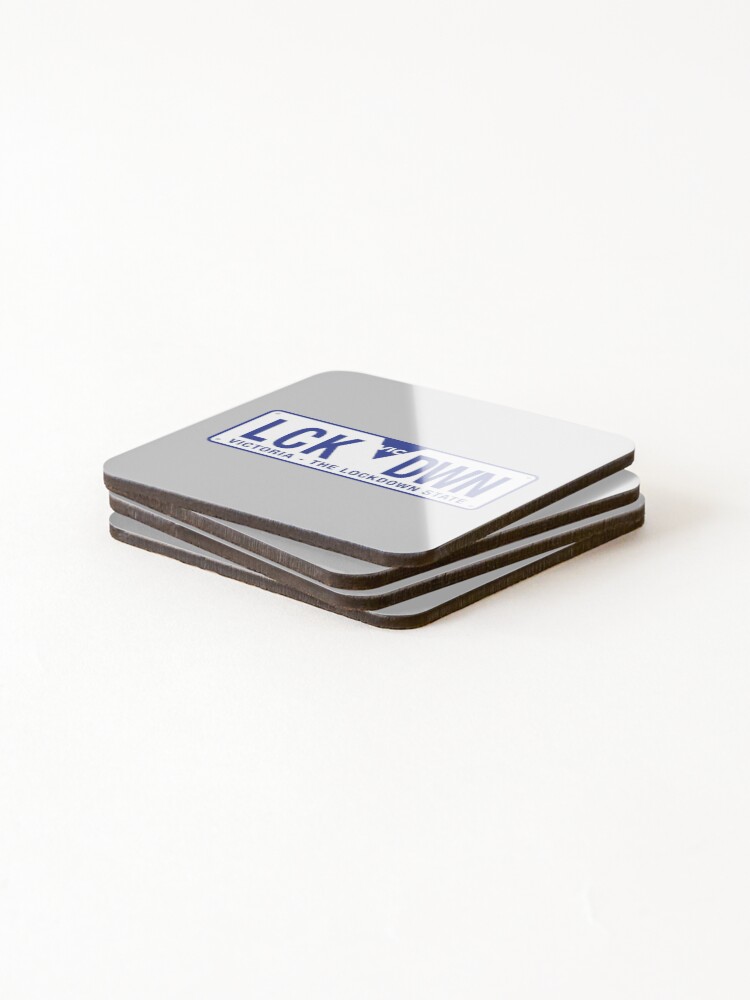 Thumbnail 4 of 5, Coasters (Set of 4), Victoria – The Lockdown State designed and sold by RennieP.