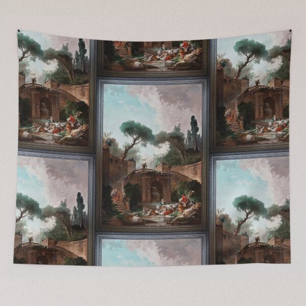 Item preview, Park vile d'Este by Hubert Robert Fine Art Xzendor7 Old Masters Classical Reproductions designed and sold by Xzendor7 Digital Art Creations.