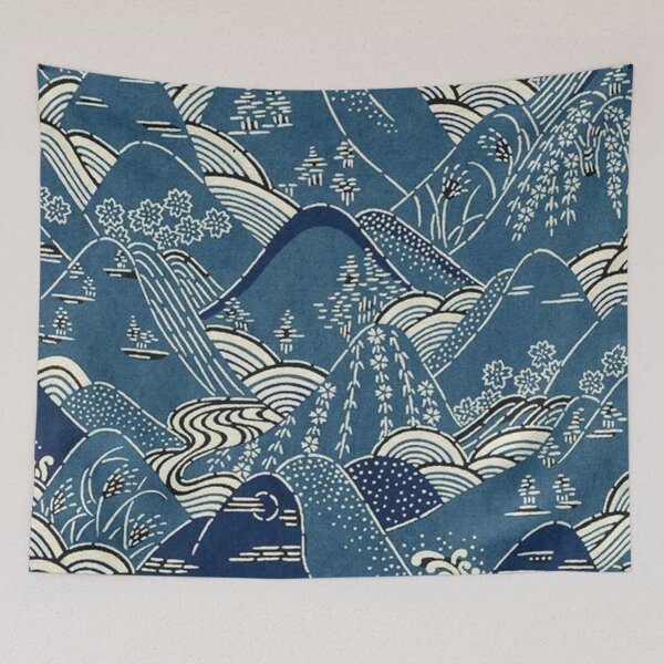 Item preview, Japanese Mountain Pattern designed and sold by TheLightArt.