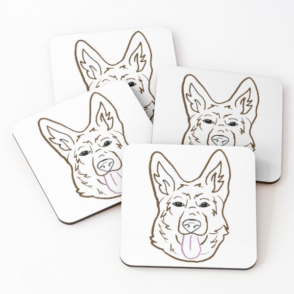 Item preview, German Shepherd Car Decal Sticker designed and sold by Pastelgeists.