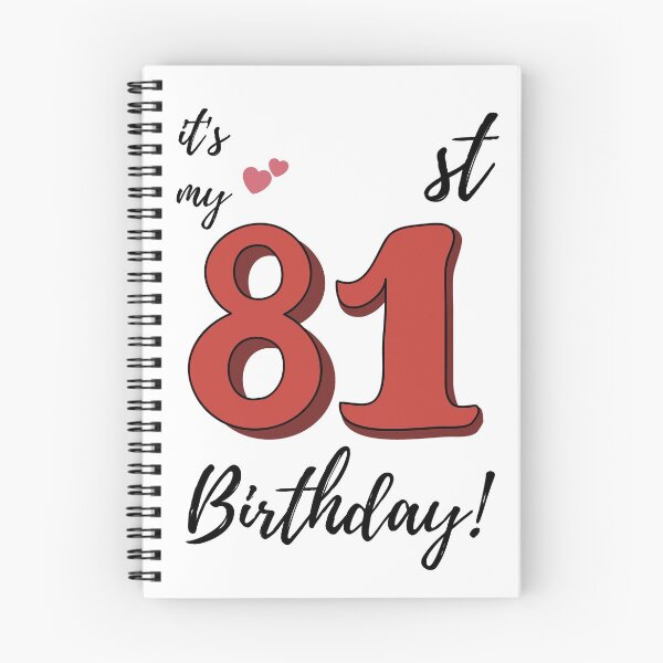 Item preview, It's My 81st Birthday quote designed and sold by WayneTower.