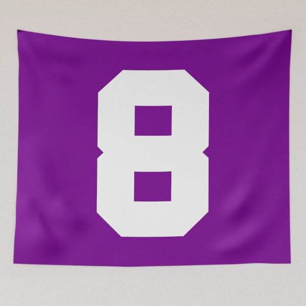 Item preview, Number 8 Sports Purple designed and sold by Shariss.
