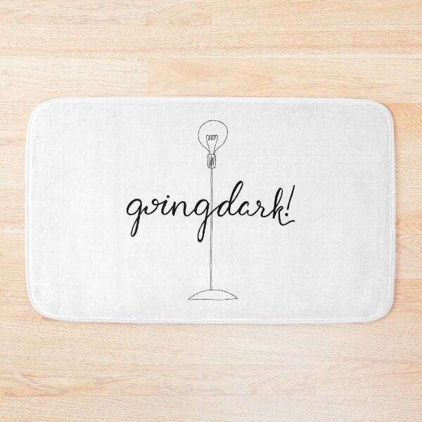 Item preview, Going Dark! Hand Lettering with Ghost Light designed and sold by citreon.
