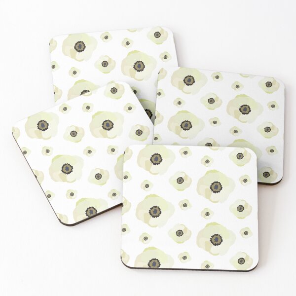 Item preview, White Anemone Flower Pattern designed and sold by UacireE01.