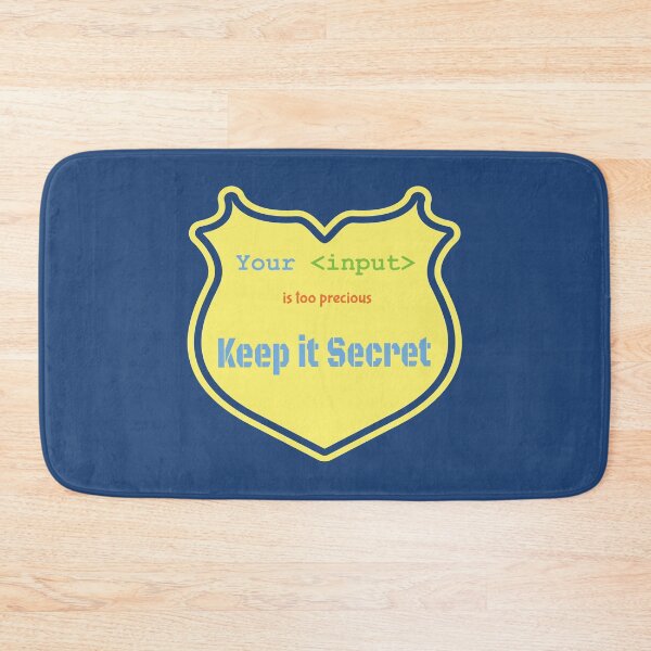 Item preview, Sarcastic Nerd Your Input is too Precious - Keep It Secret Yellow Blue Grey  Background designed and sold by IrinchiDE.