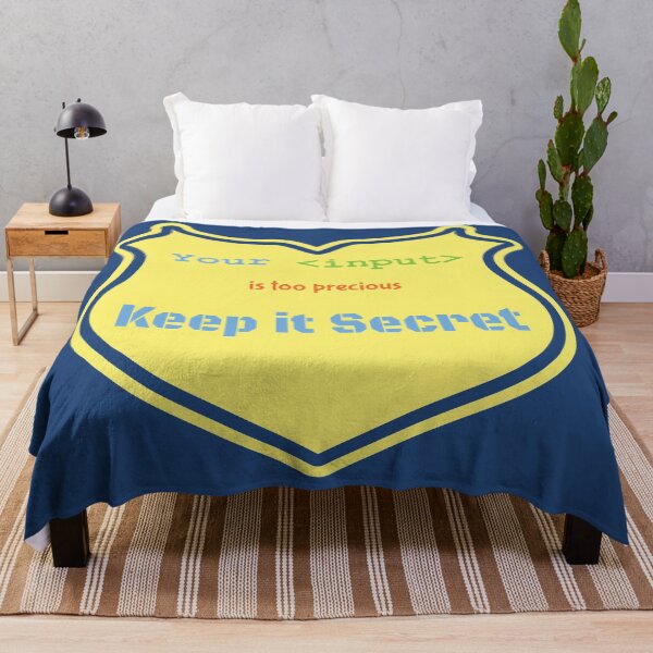 Item preview, Sarcastic Nerd Your Input is too Precious - Keep It Secret Yellow Blue Grey  Background designed and sold by IrinchiDE.