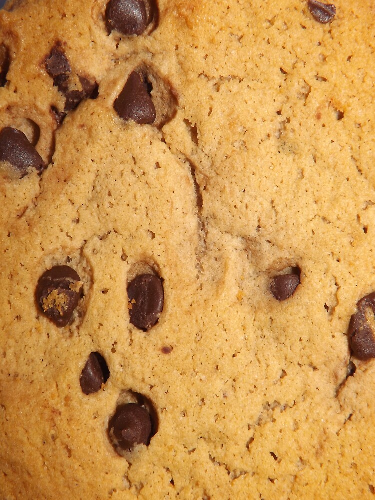 "CHOCOLATE CHIP COOKIE (Textures)" Sticker by leethompson Redbubble