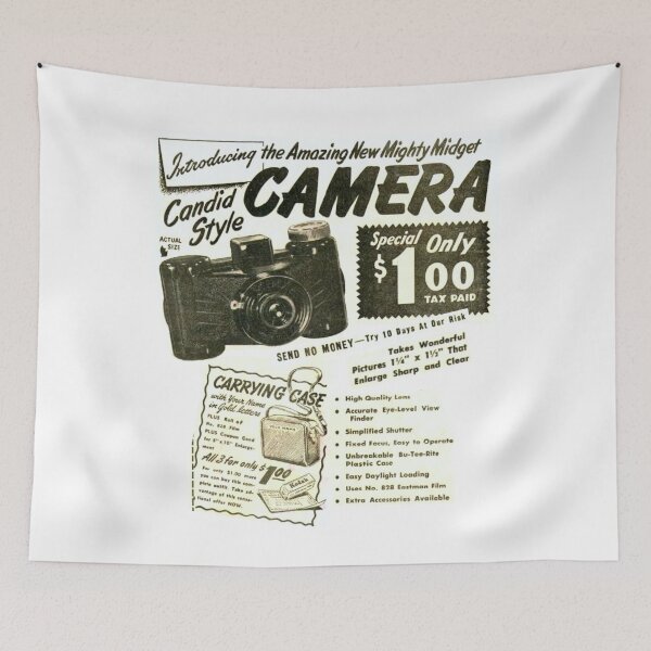 Item preview, Amazing New Might Midget Camera Ad designed and sold by Mount-Molehill.