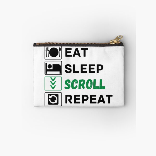 Item preview, eat sleep scroll repeat designed and sold by ronaldsonou.