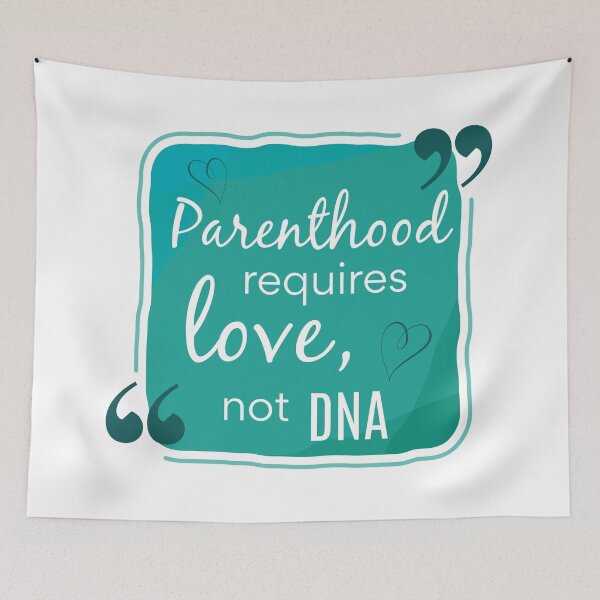 Item preview, Parenthood Requires Love, Not DNA designed and sold by Martini-Four.