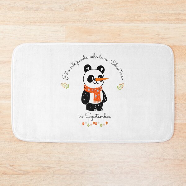 Item preview, just cute panda girl who loves Christmas in September , funny gift idea for panda lovers ,  funny christmas gift 2022 designed and sold by Alan-NY.