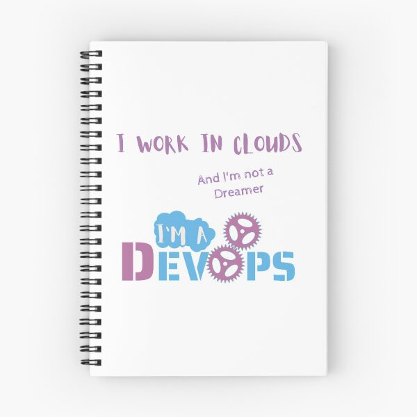 Item preview, DevOps Working in Clouds - IT Nerd Violet designed and sold by IrinchiDE.