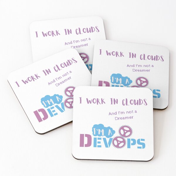 Item preview, DevOps Working in Clouds - IT Nerd Violet designed and sold by IrinchiDE.