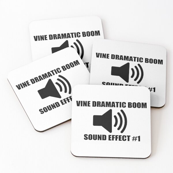 Item preview, Vine Dramatic Boom Sound Effect Meme Print Funny  designed and sold by kurolines.