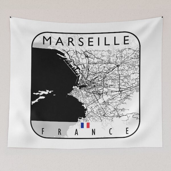 Item preview, MARSEILLE MAP FRANCE designed and sold by hatimelhag.