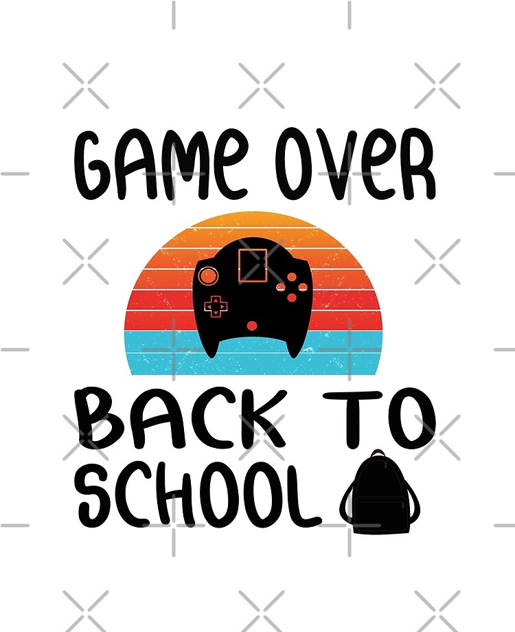 Back To School, Game Over Back To School, Teacher, First Day of School  Outfit, Kids Back To School, Gaming School - funny Back to School Cap Game  Over