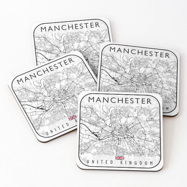 Item preview, MANCHESTER MAP UNITED KINGDOM designed and sold by hatimelhag.