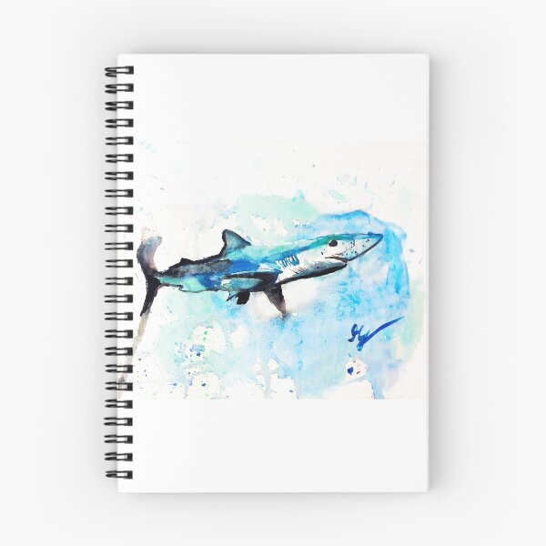 Item preview, Watercolor shark designed and sold by BryanMoraN345.