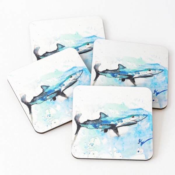 Aperçu de l'œuvre Requin aquarelle créée et vendue par BryanMoraN345.