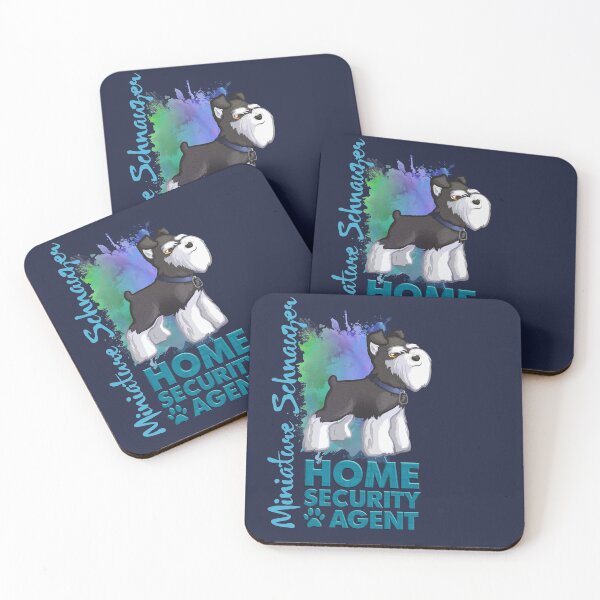 Item preview, Miniature Schnauzer Puppy Dog as Home Security B&S designed and sold by Tazmaa.