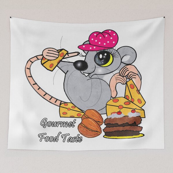 Item preview, gourmet food taste - rat  designed and sold by Shirley cute art .