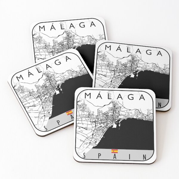 Item preview, MALAGA MAP SPAIN designed and sold by hatimelhag.