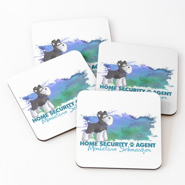 Item preview, Miniature Schnauzer Puppy Dog as Home Security B&S designed and sold by Tazmaa.