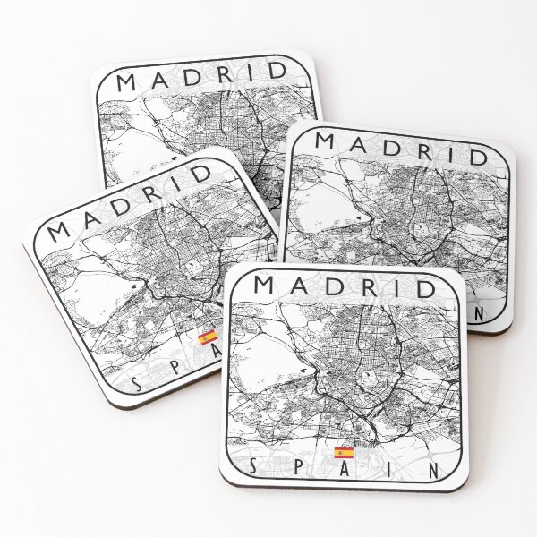 Item preview, MADRID MAP SPAIN designed and sold by hatimelhag.