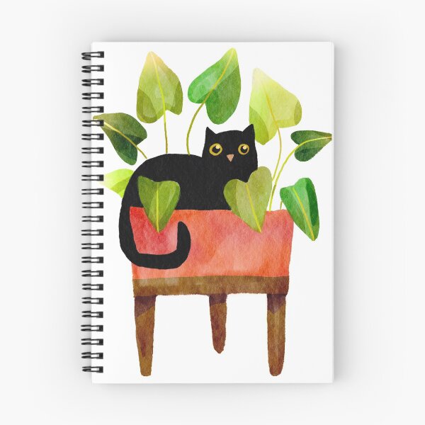 Item preview, Watercolor Cat in Plant designed and sold by Em0523.