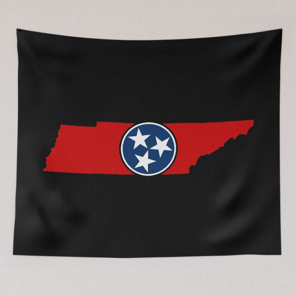 Item preview, Tennessee Tristar State Flag designed and sold by SportsT-Shirts.