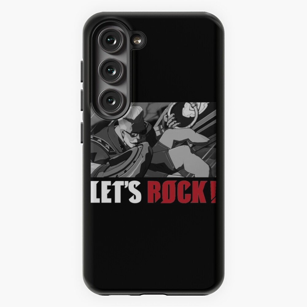 Monochrome Goldlewis Dickinson guilty gear strive let's rock from RedBubble