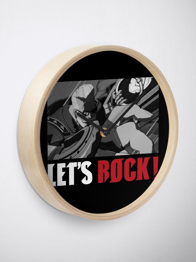 Monochrome Goldlewis Dickinson guilty gear strive let's rock from RedBubble