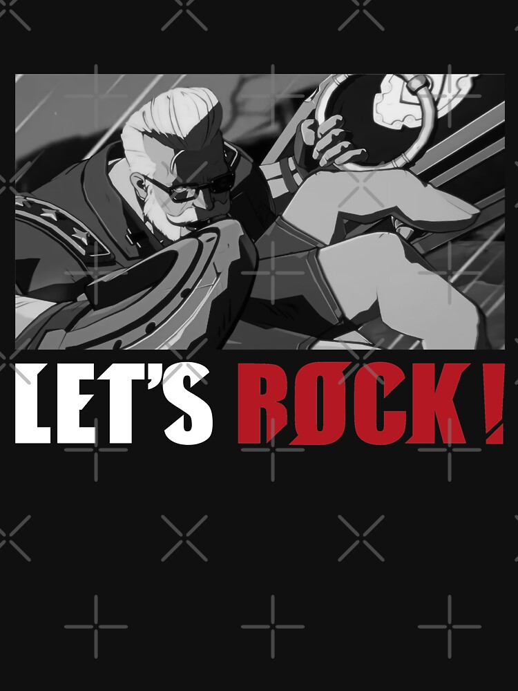 Monochrome Goldlewis Dickinson Guilty Gear Strive Let S Rock Pullover Hoodie By Wardtaylor Redbubble