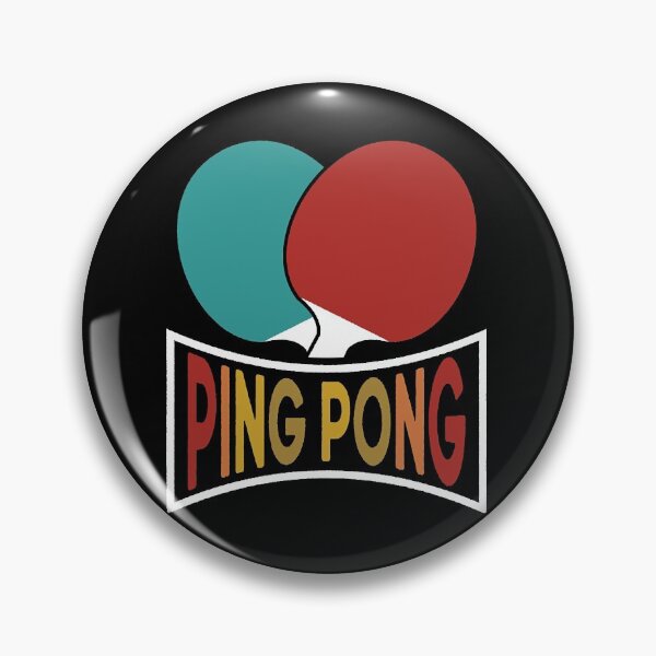 Item preview, Ping Pong Table Tennis Paddle Player Vintage Retro   designed and sold by annaeliseg.