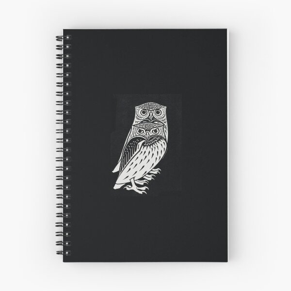 Item preview, Two Perched Owls designed and sold by animalartstylin.