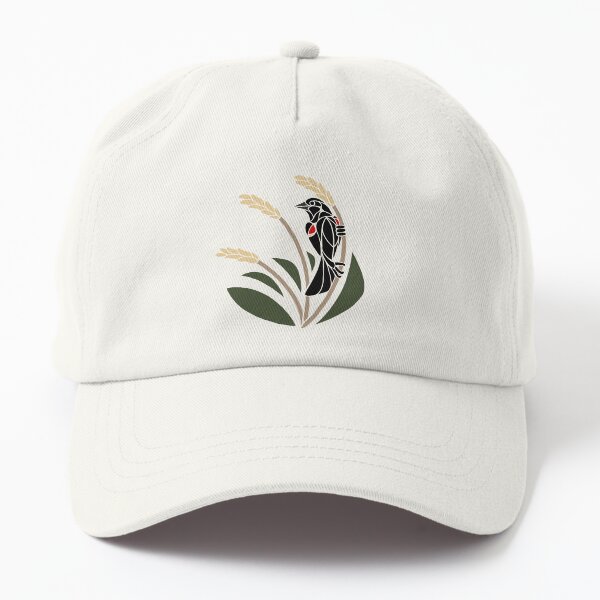 Red-winged Blackbird with Grain Dad Hat
