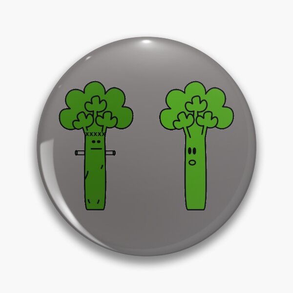 Item preview, Halloween Monster Broccoli designed and sold by figtreeworks.