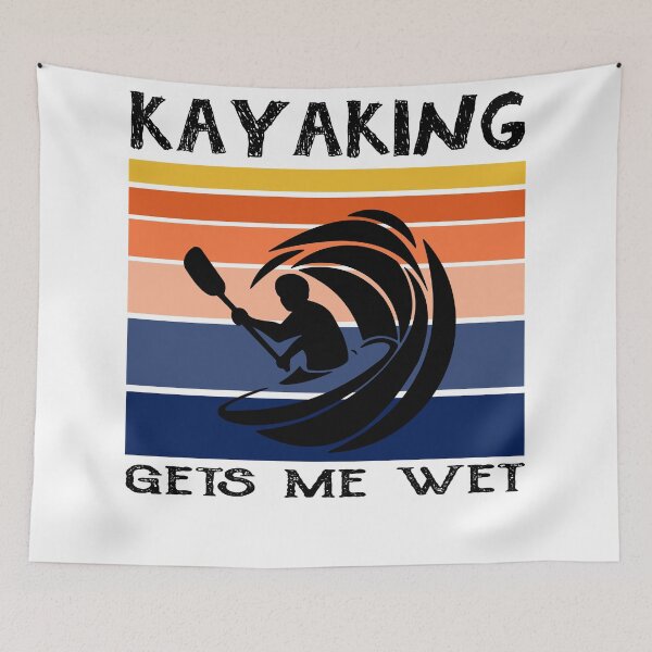 Item preview,  Kayaking Gets Me Wet Vintage, kayaking lover, kayaking for men, kayaking for women. designed and sold by Yassineenns.
