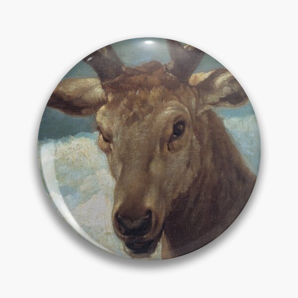 Item preview, Deer Head Painting designed and sold by Thewolfmaiden.