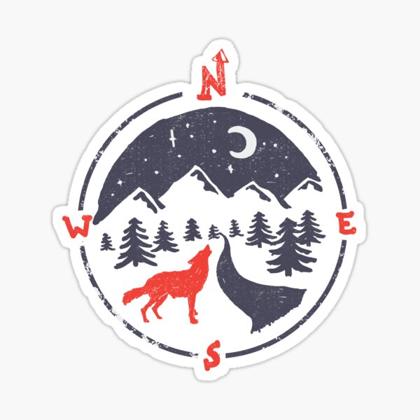 Call of the North... Sticker