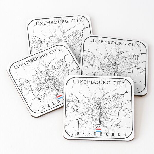 Item preview, LUXEMBOURG CITY MAP designed and sold by hatimelhag.