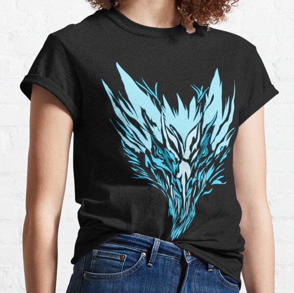 Mystic White Ice Frost Winter Tales Cool Dragons Head Classic T-Shirt
