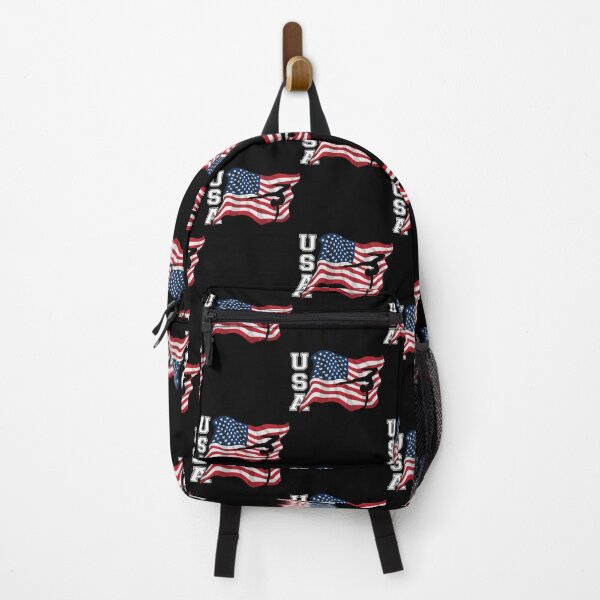 Item preview, Patriotic American USA Waving Flag Girls Gymnastics Sports designed and sold by thaciasch.
