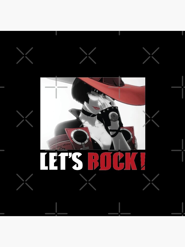 Monochrome Goldlewis Dickinson guilty gear strive let's rock from RedBubble