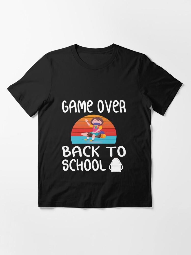 Back To School, Game Over Back To School, Teacher, First Day of School  Outfit, Kids Back To School, Gaming School - funny Back to School Cap Game  Over