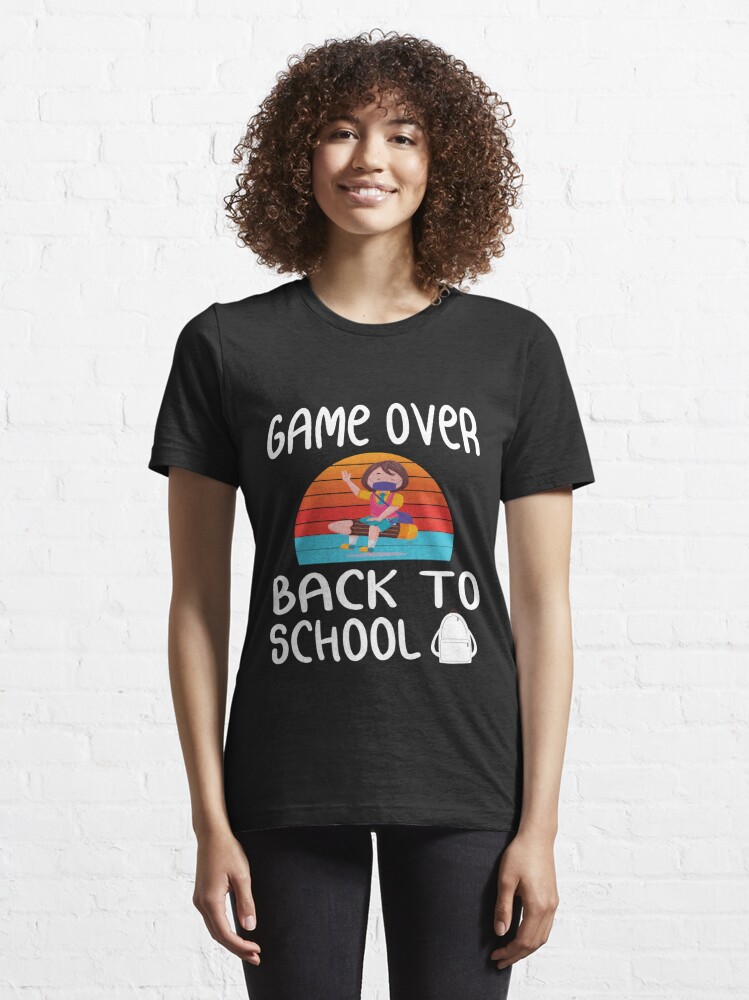 Back To School, Game Over Back To School, Teacher, First Day of School  Outfit, Kids Back To School, Gaming School - funny Back to School Cap Game  Over