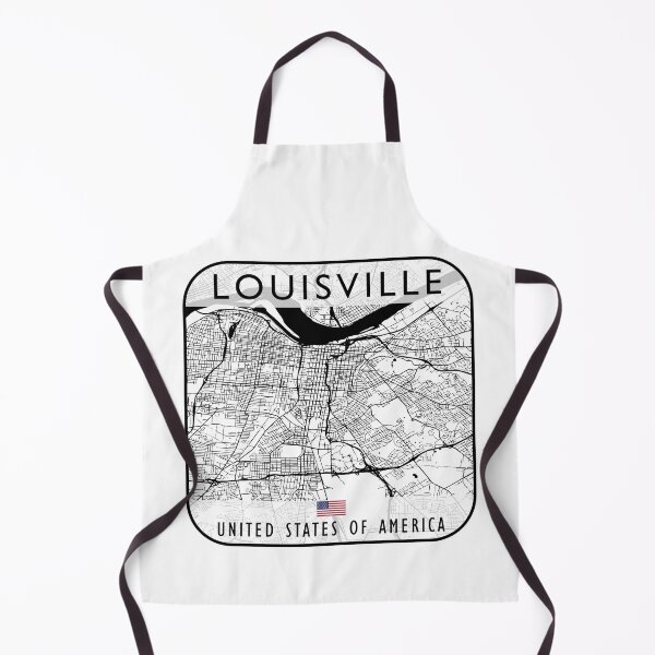 Item preview, LOUISVILLE MAP USA designed and sold by hatimelhag.