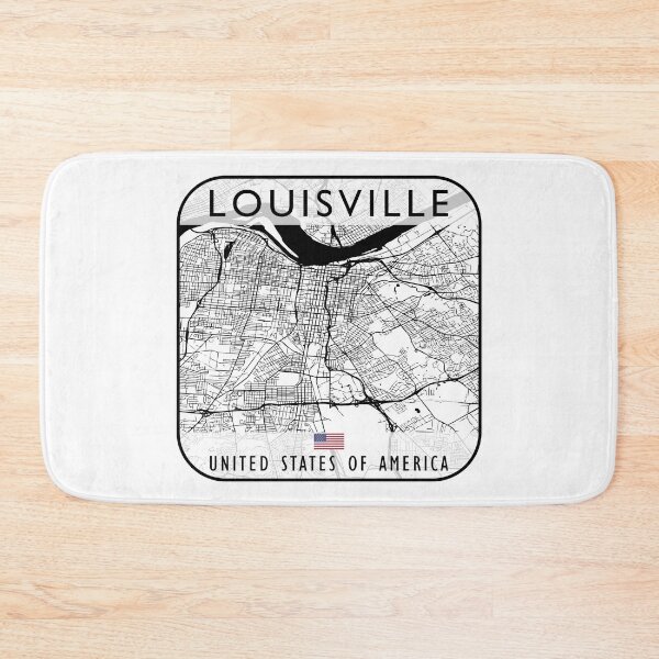 Item preview, LOUISVILLE MAP USA designed and sold by hatimelhag.